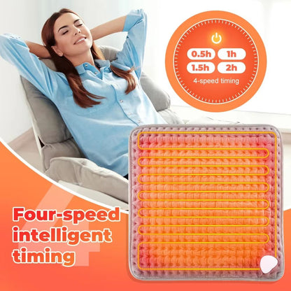 Electric Heating Foot Pad  Washable Plush Feet Warmer For Home  Office Comfort 2