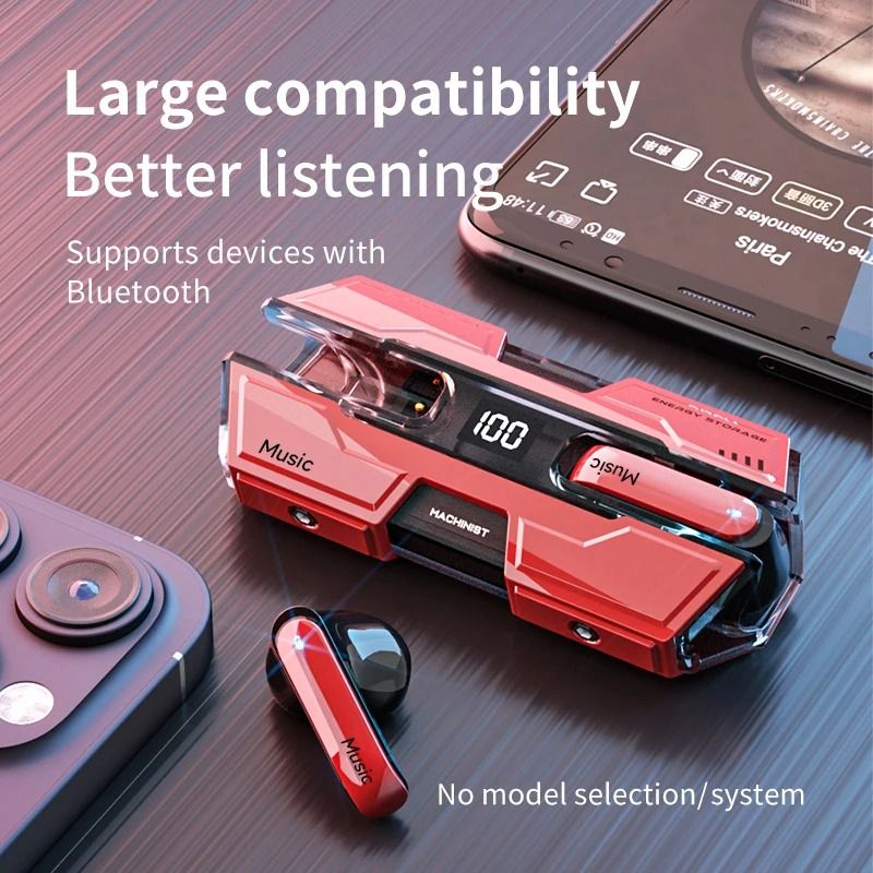 Wireless Gaming Earbuds With Touch Control And Microphone 5