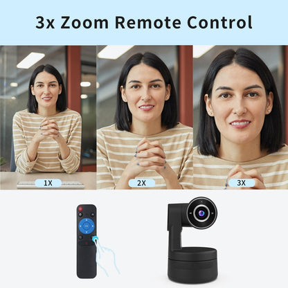 4K PTZ Webcam with Optional Auto Tracking and Built In Microphones