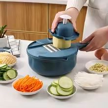 9-in-1 Multifunctional Vegetable Chopper & Slicer – Manual Food Processor for Effortless Meal Prep