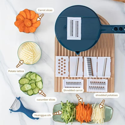 9in1 Multifunctional Vegetable Chopper  Slicer  Manual Food Processor For Effortless Meal Prep 1