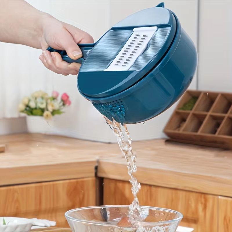 9in1 Multifunctional Vegetable Chopper  Slicer  Manual Food Processor For Effortless Meal Prep 4