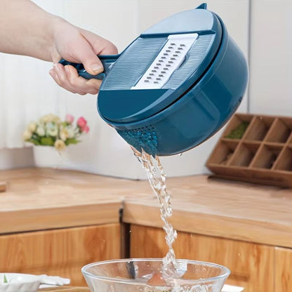 9in1 Multifunctional Vegetable Chopper  Slicer  Manual Food Processor For Effortless Meal Prep 4