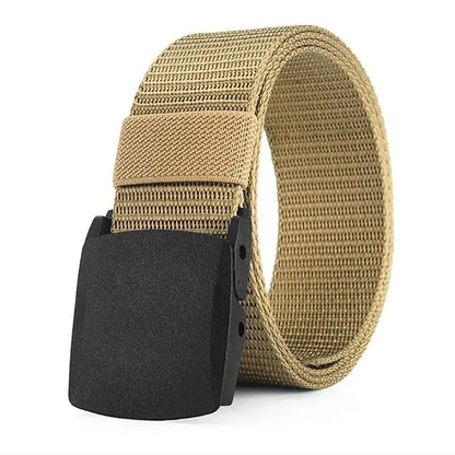 Nylon Canvas Tactical Belt With Metal Free Buckle 5