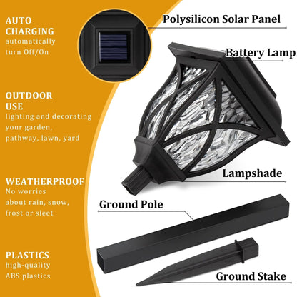 SolarGlow Outdoor LED Pathway Lights For Garden And Landscape Lighting 2