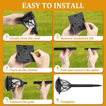 SolarGlow Outdoor LED Pathway Lights For Garden And Landscape Lighting 3