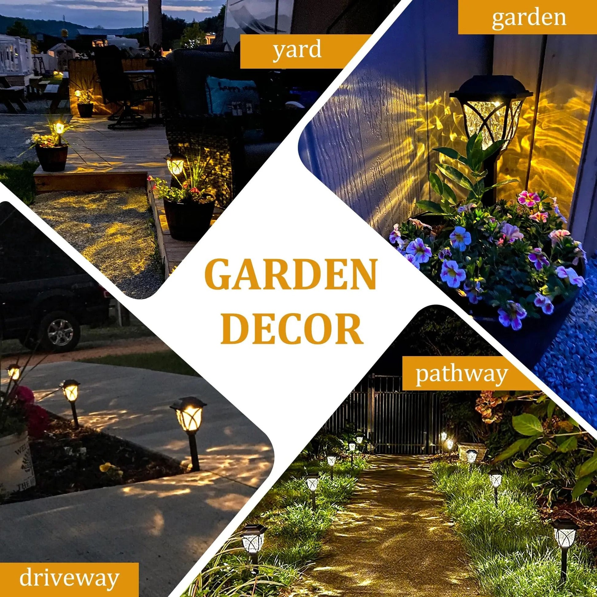 SolarGlow Outdoor LED Pathway Lights For Garden And Landscape Lighting 4