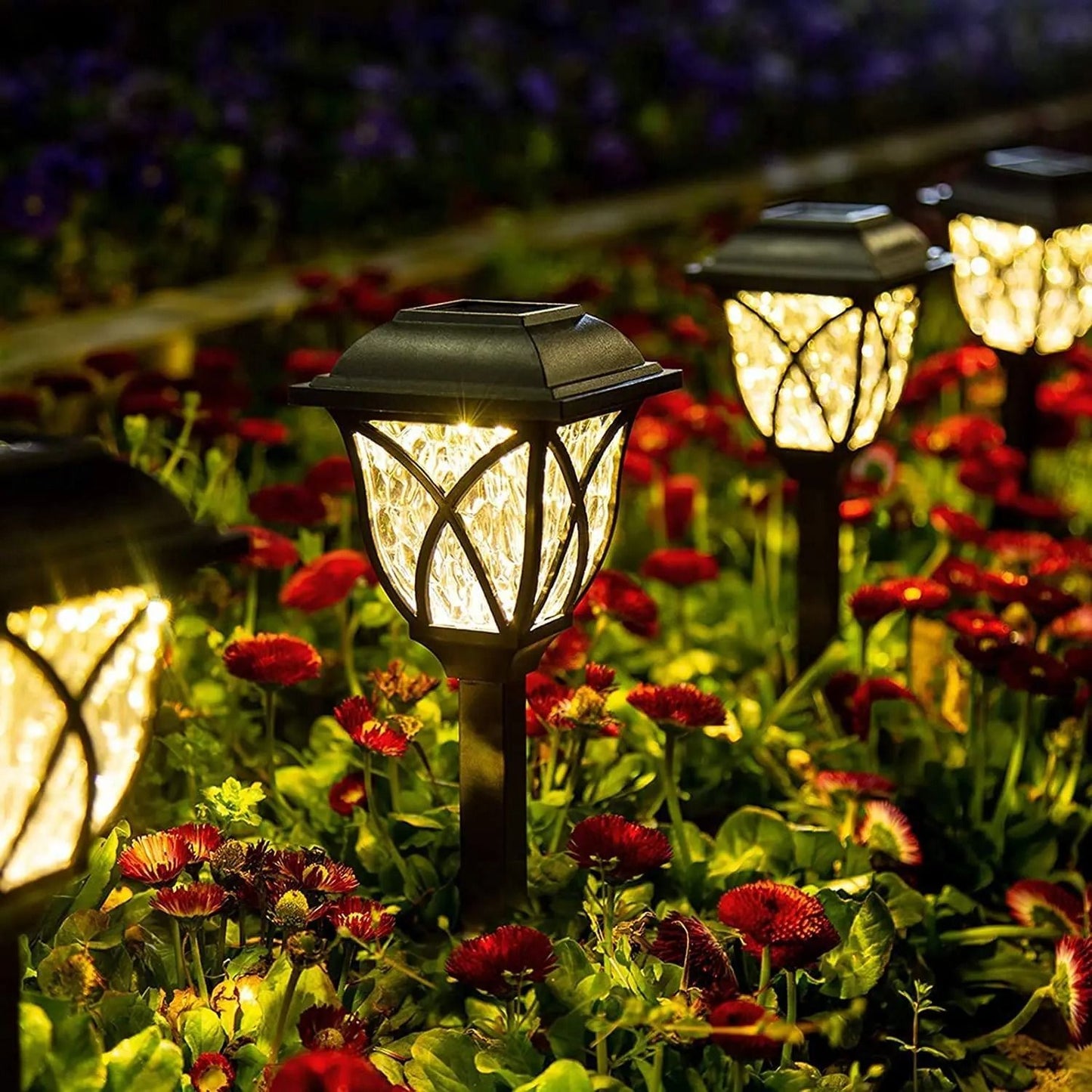 SolarGlow Outdoor LED Pathway Lights For Garden And Landscape Lighting 5