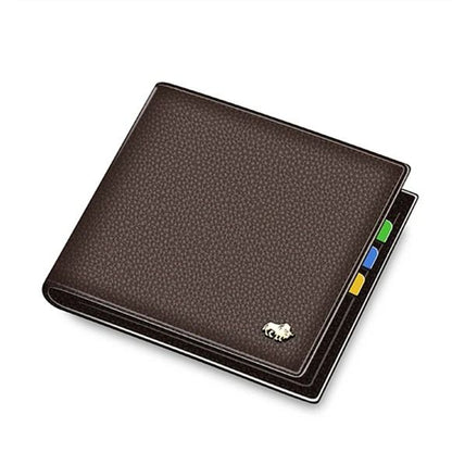 Genuine Leather RFID Wallet For Men With Coin Pocket And Card Holder 10
