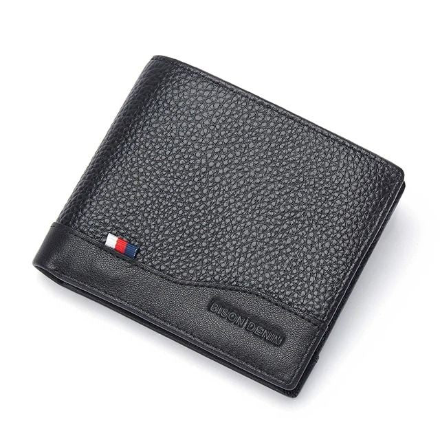 Genuine Leather RFID Wallet For Men With Coin Pocket And Card Holder 11