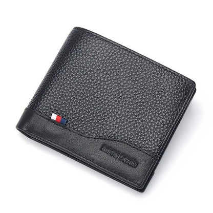 Genuine Leather RFID Wallet For Men With Coin Pocket And Card Holder 11