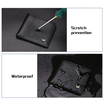 Genuine Leather RFID Wallet For Men With Coin Pocket And Card Holder 2
