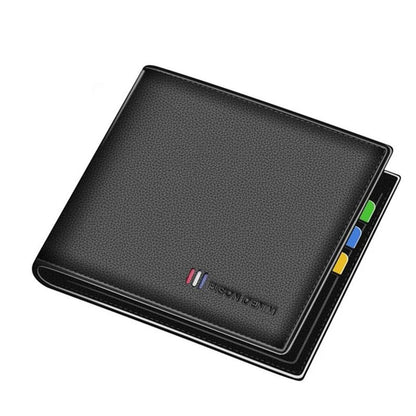 Genuine Leather RFID Wallet For Men With Coin Pocket And Card Holder 5