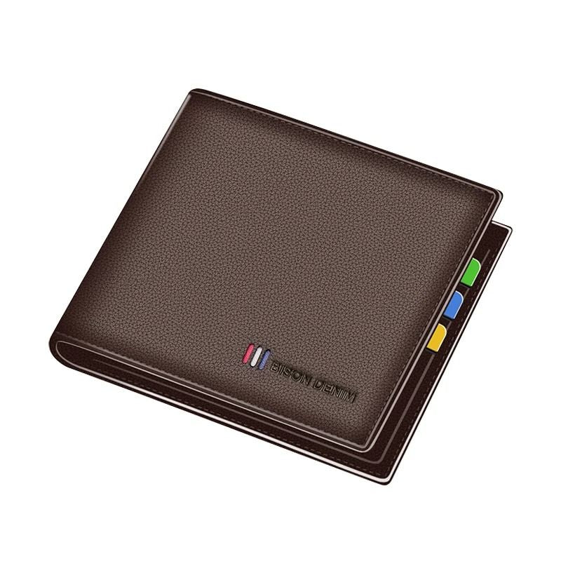 Genuine Leather RFID Wallet For Men With Coin Pocket And Card Holder 6