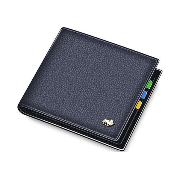 Genuine Leather RFID Wallet For Men With Coin Pocket And Card Holder 8
