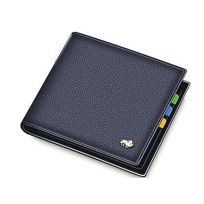 Genuine Leather RFID Wallet For Men With Coin Pocket And Card Holder 8