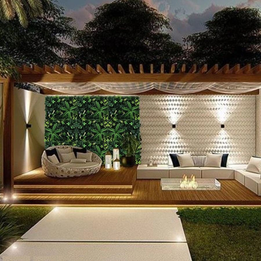 Artificial Green Wall Panel For Home And Garden Decoration 2