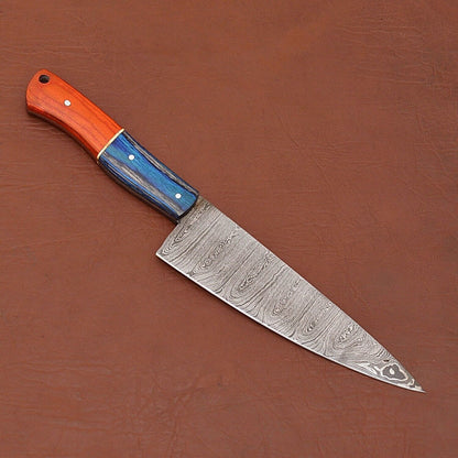 Professional Handmade Damascus Steel Chef Knife For Kitchen  Filleting 3