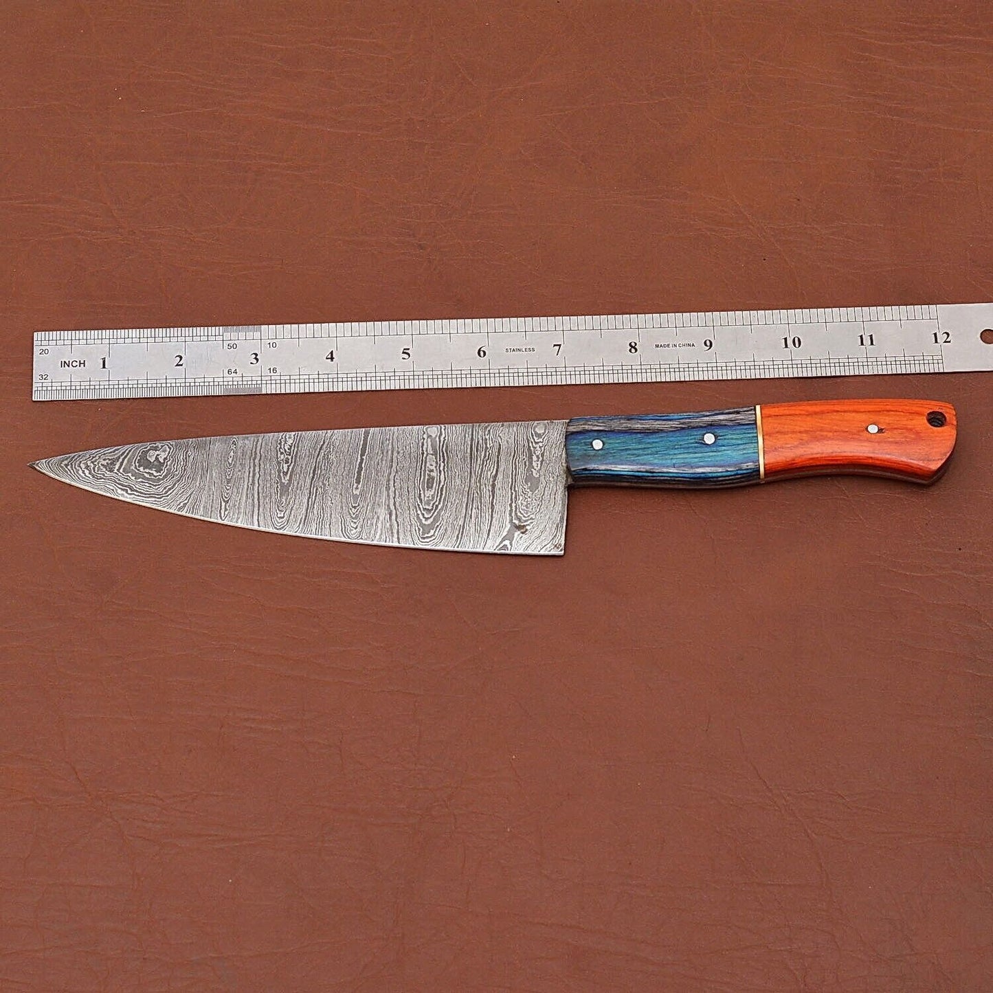 Professional Handmade Damascus Steel Chef Knife For Kitchen  Filleting 1