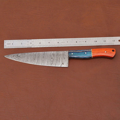 Professional Handmade Damascus Steel Chef Knife For Kitchen  Filleting 1