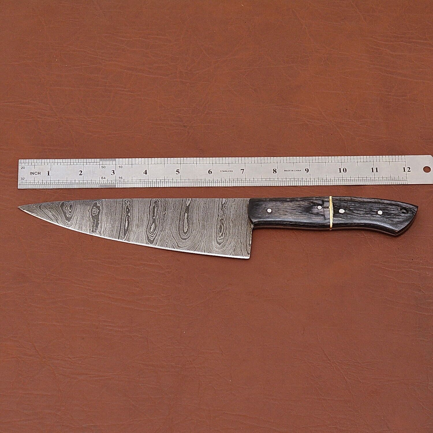 Custom Handmade Damascus Steel Cooking Knife  Perfect For Chefs  Collectors 1