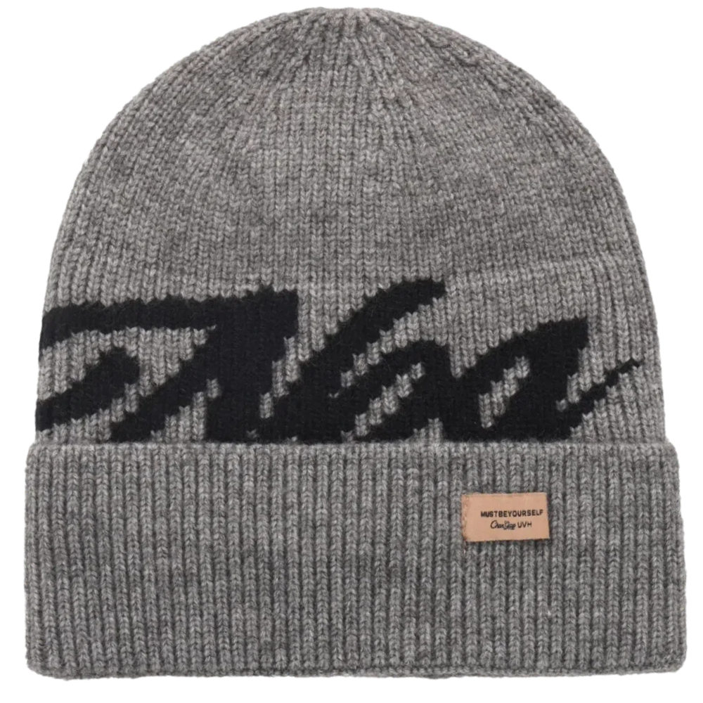 Soft Beanie For Women Solid Color Letter Jacquard New Style Women Fashion Knit Hat Dandy Caphat 5