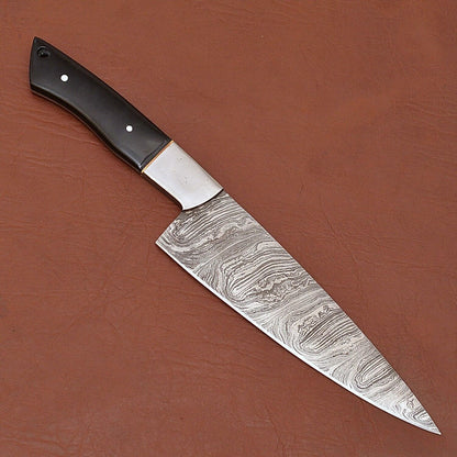Handcrafted Damascus Steel Kitchen Knife  Razor Sharp Chef Knife 1