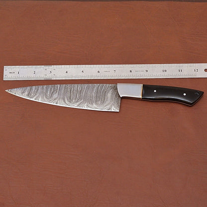 Handcrafted Damascus Steel Kitchen Knife  Razor Sharp Chef Knife 2
