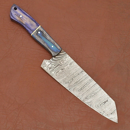 Luxury Custom Damascus Steel Chef Knife  Premium Craftsmanship 1