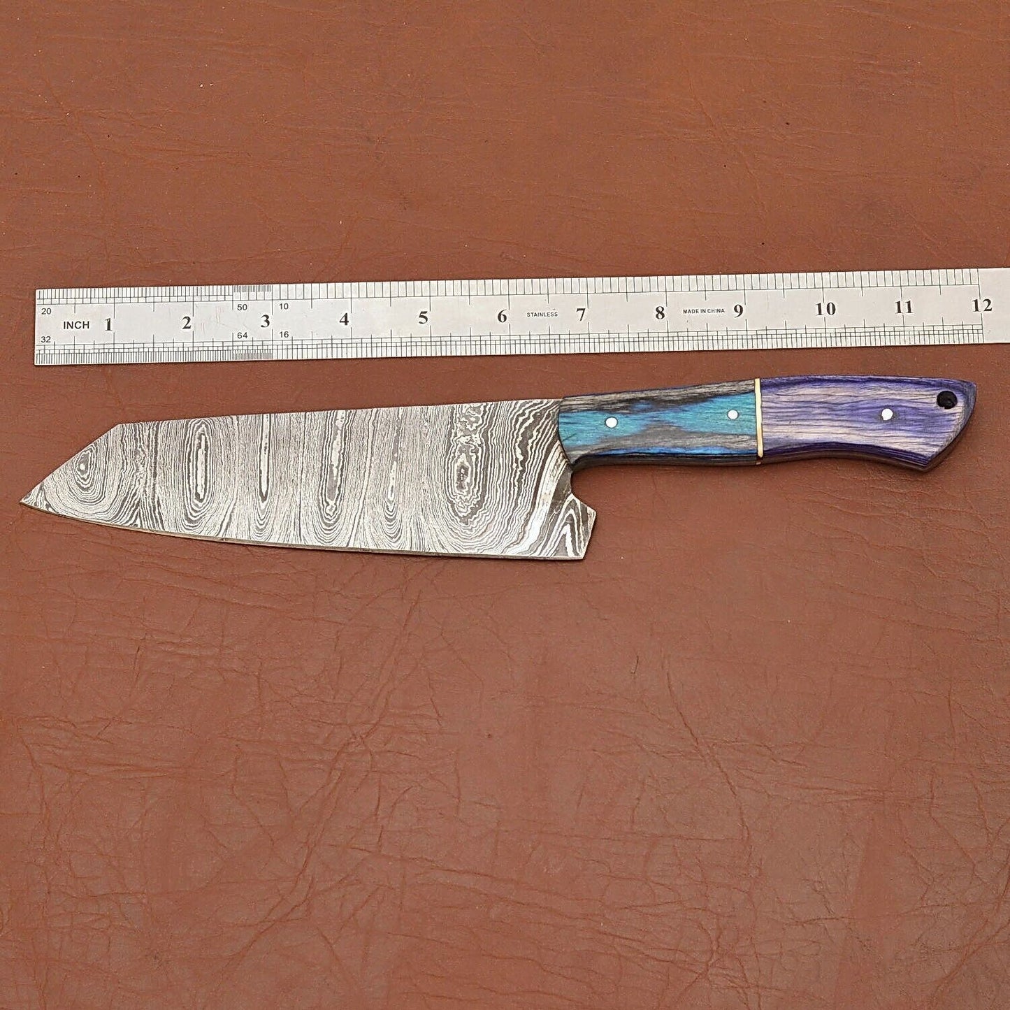 Luxury Custom Damascus Steel Chef Knife  Premium Craftsmanship 2