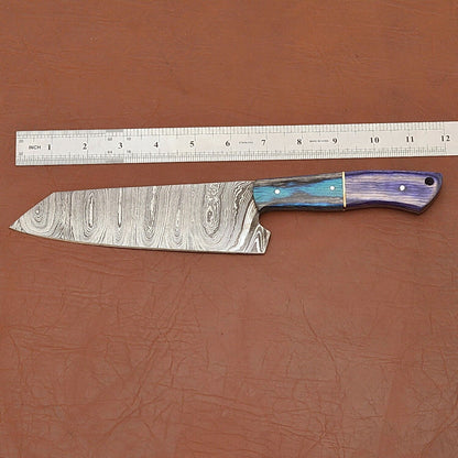 Luxury Custom Damascus Steel Chef Knife  Premium Craftsmanship 2