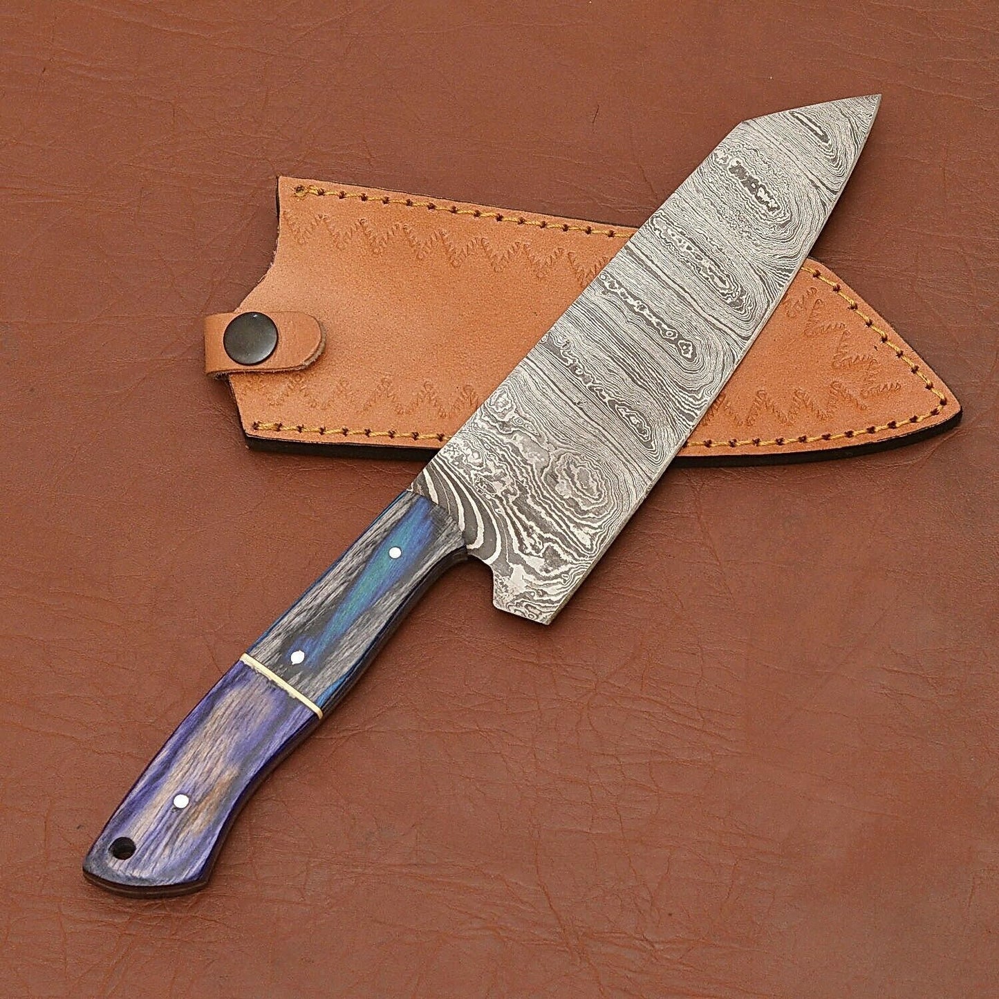 Luxury Custom Damascus Steel Chef Knife  Premium Craftsmanship 3