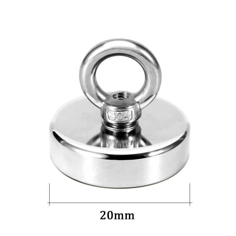 UltraGrip HeavyDuty Neodymium Fishing Magnet  Super Strong Salvage Magnet With Countersunk Hole And 7
