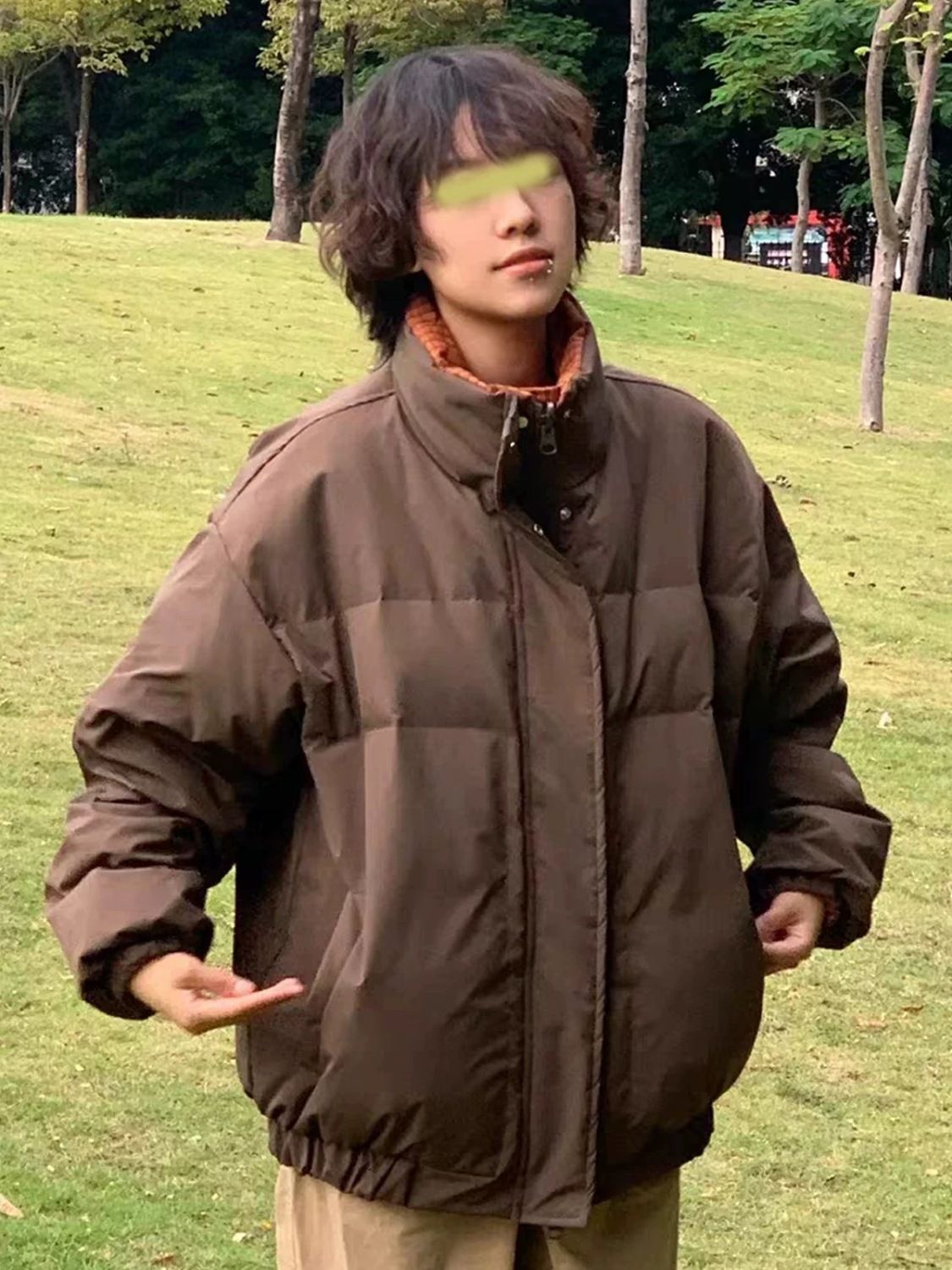 Maillard Retro Down Jacket Unisex Autumn Winter Coat Warm Loose Fit Casual Versatile Trendy Jacket 1
