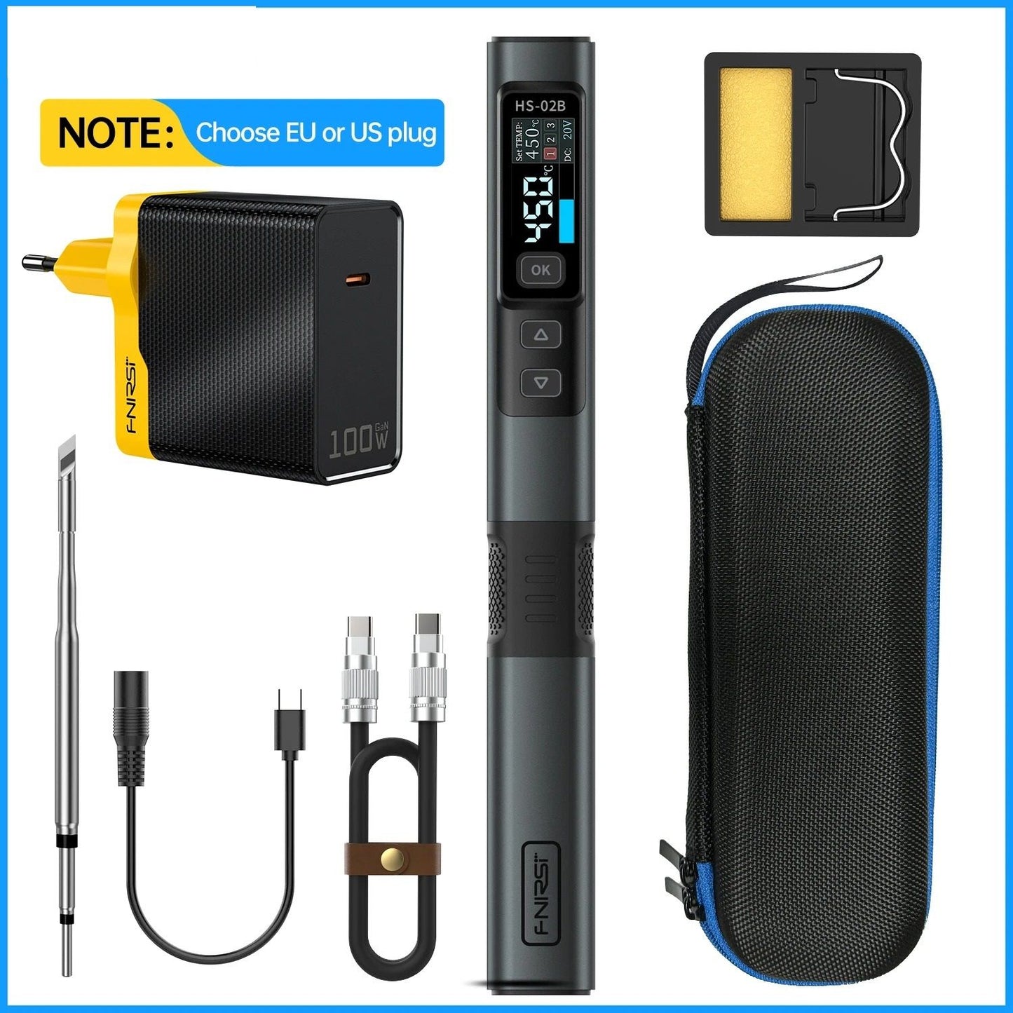 Adjustable Temperature Soldering Iron Kit For Precision Welding And Repair Work 9