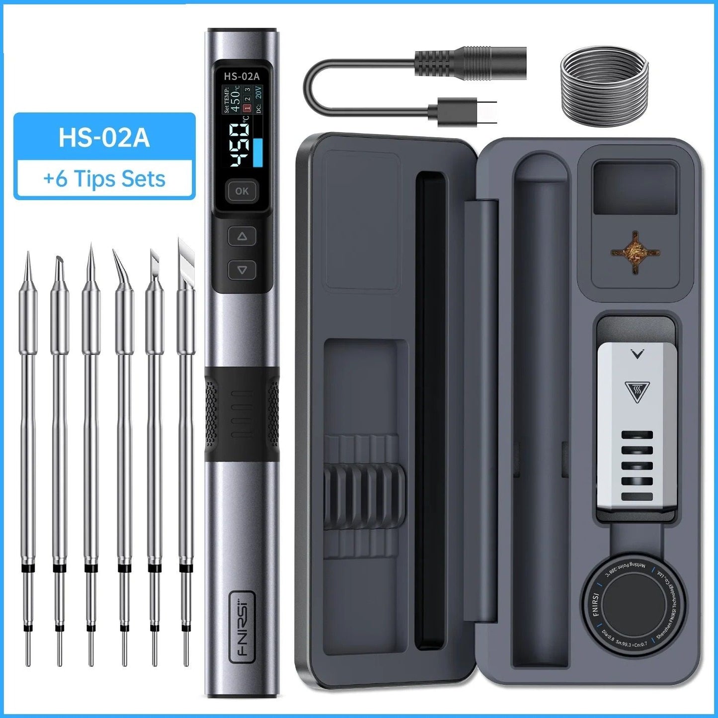 Adjustable Temperature Soldering Iron Kit For Precision Welding And Repair Work 10