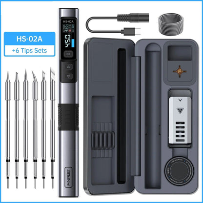 Adjustable Temperature Soldering Iron Kit For Precision Welding And Repair Work 10