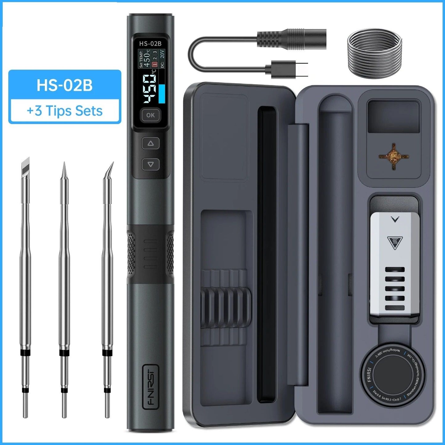 Adjustable Temperature Soldering Iron Kit For Precision Welding And Repair Work 11