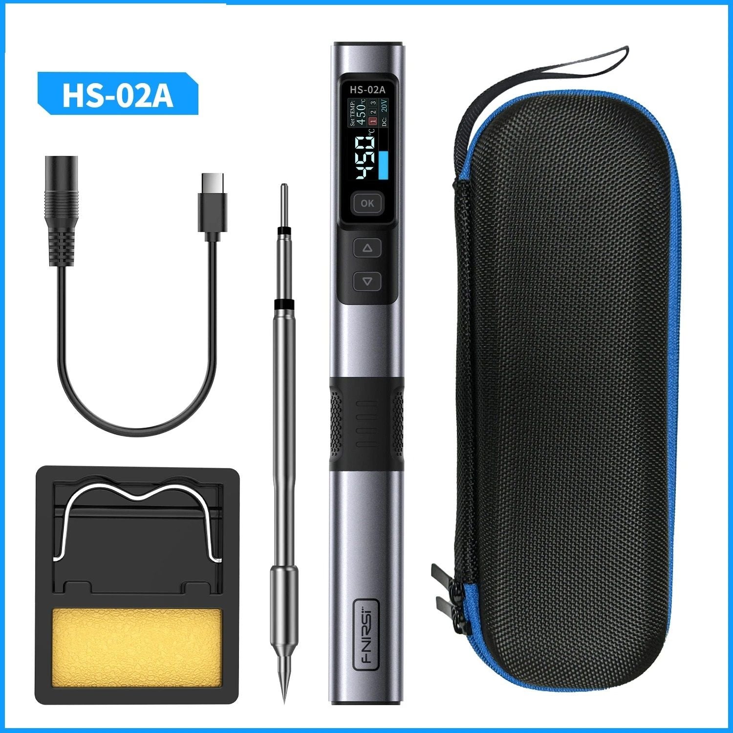 Adjustable Temperature Soldering Iron Kit For Precision Welding And Repair Work 5