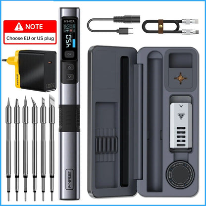 Adjustable Temperature Soldering Iron Kit For Precision Welding And Repair Work 13