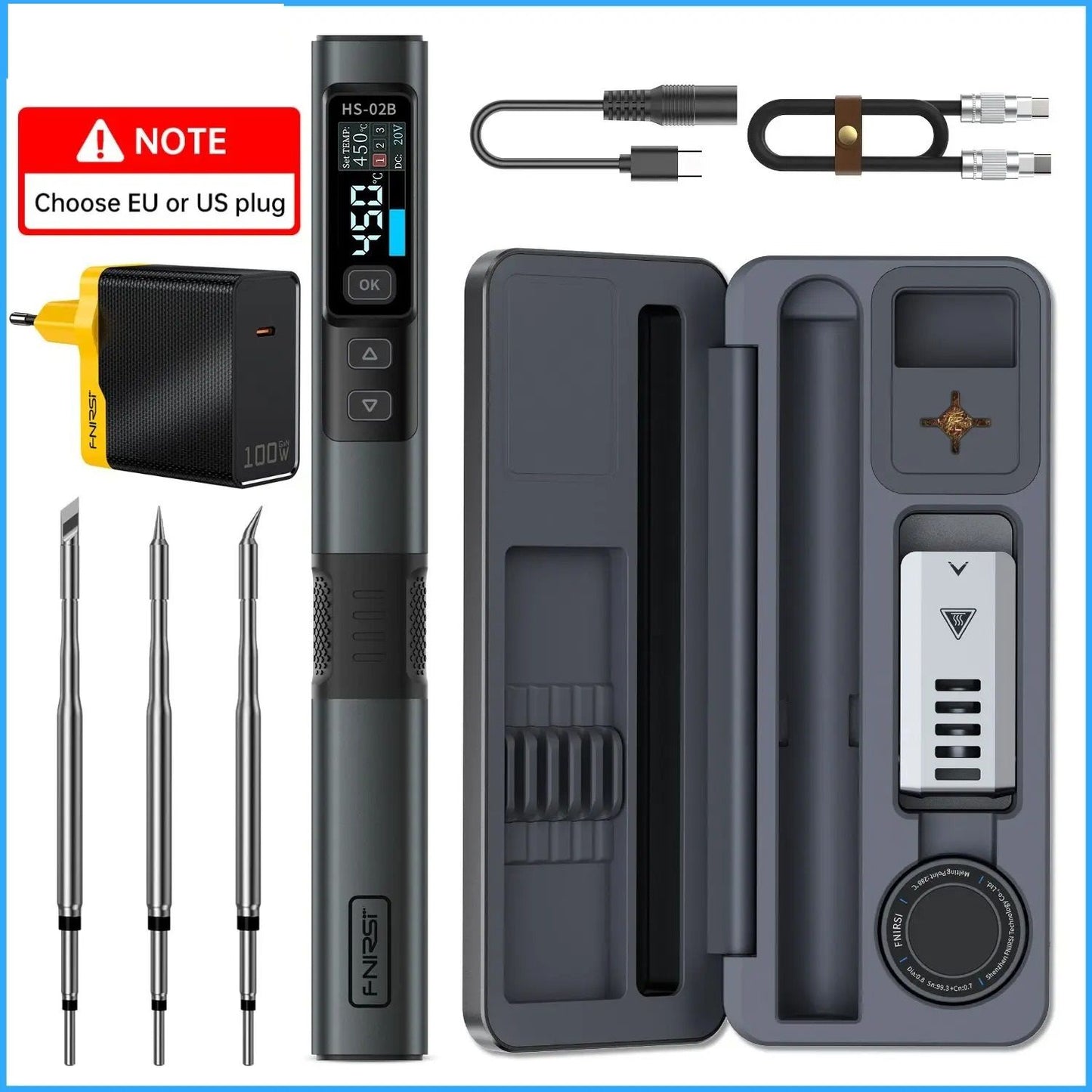 Adjustable Temperature Soldering Iron Kit For Precision Welding And Repair Work 14