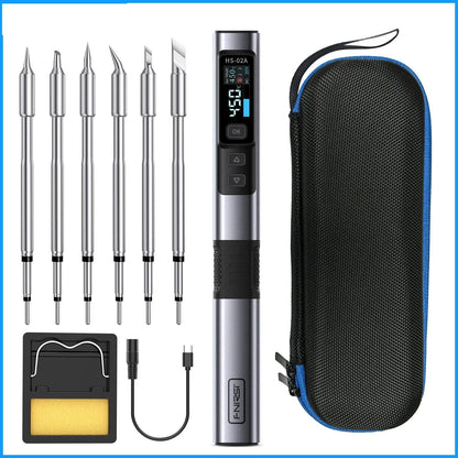 Adjustable Temperature Soldering Iron Kit For Precision Welding And Repair Work 16