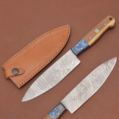 Elegant Handmade Damascus Steel Knife – Chef Choice Kitchen Tool