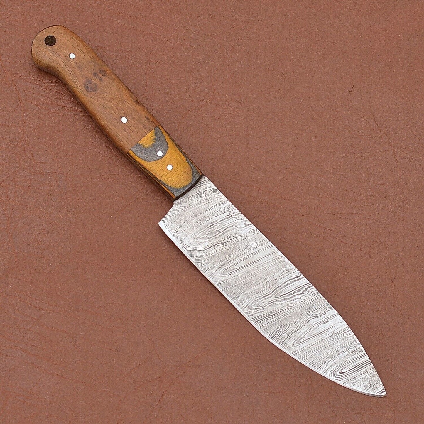 Artisan Forged Damascus Steel Chef Knife  Precision Kitchen Cutter 1