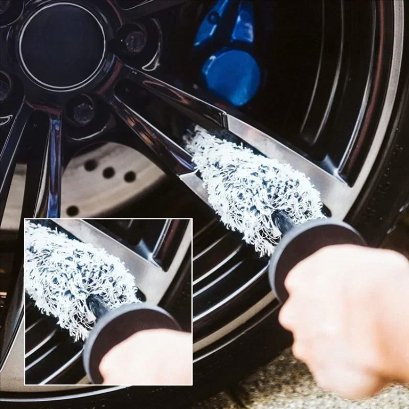 Ultrafine Fiber Wheel Hub Cleaning Brush For Cars And Bikes 2