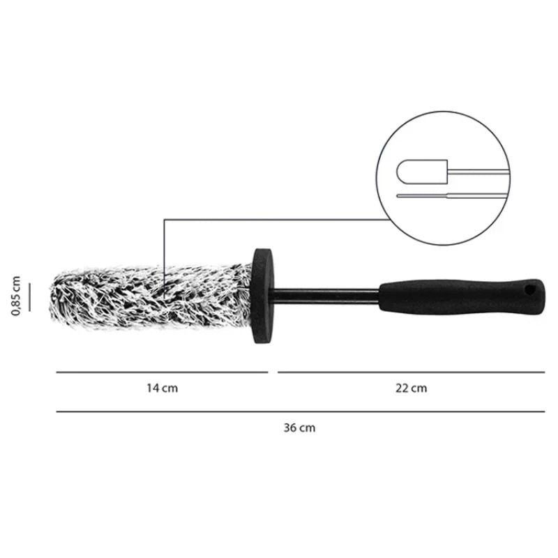 Ultrafine Fiber Wheel Hub Cleaning Brush For Cars And Bikes 4