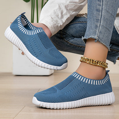 Luxury Fashion Sneaker Women Shoes Breathable Mesh Sock Slip On Sneakers  Stylish Womens Sports Sho 4