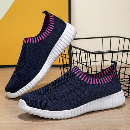 Luxury Fashion Sneaker Women Shoes Breathable Mesh Sock Slip On Sneakers  Stylish Womens Sports Sho 5