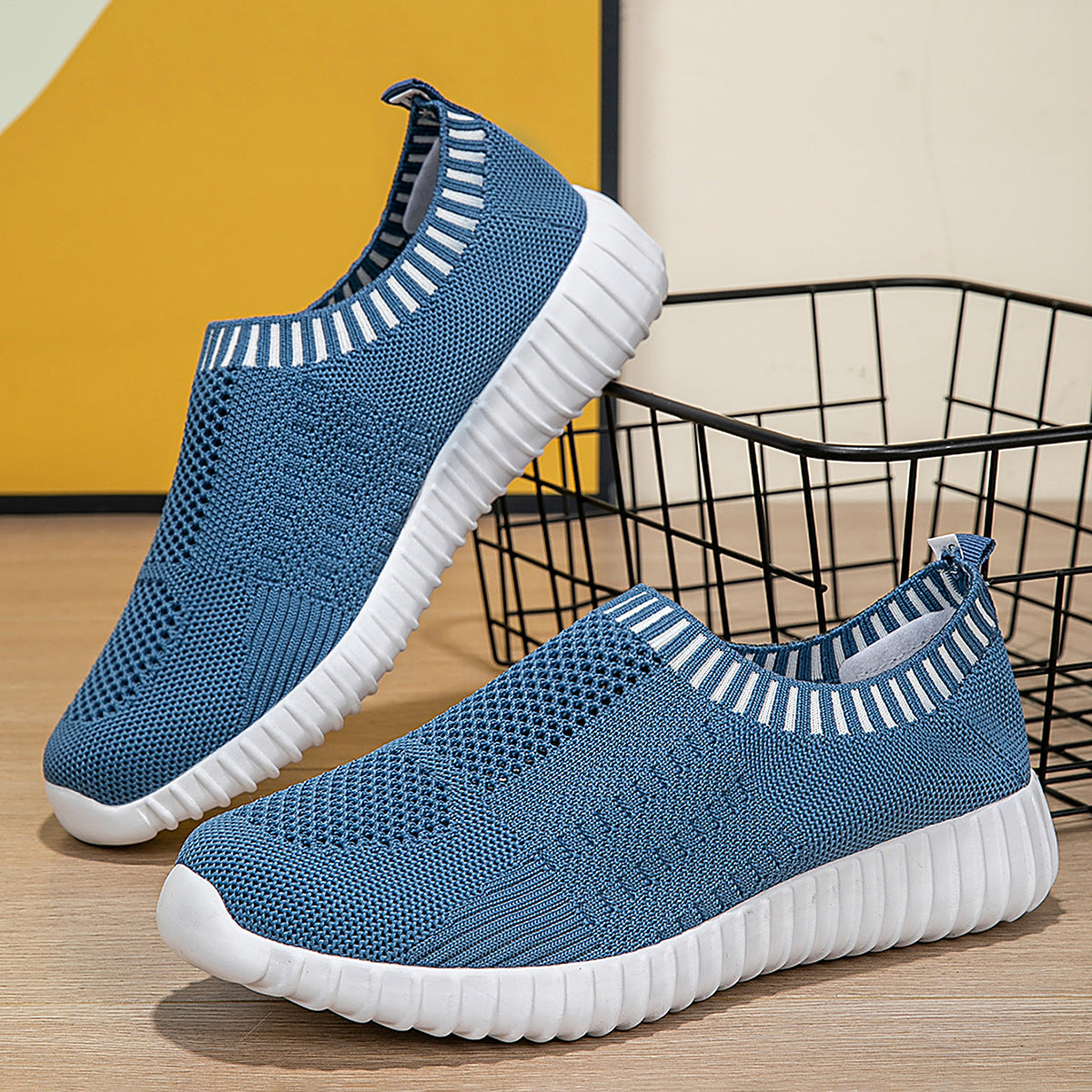 Luxury Fashion Sneaker Women Shoes Breathable Mesh Sock Slip On Sneakers  Stylish Womens Sports Sho 8