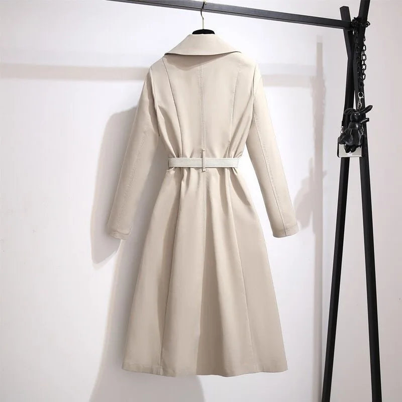 Elegant Womens Long Coat Loose Fit Fashionable Outerwear For Spring And Autumn Trendy And Slimming  2